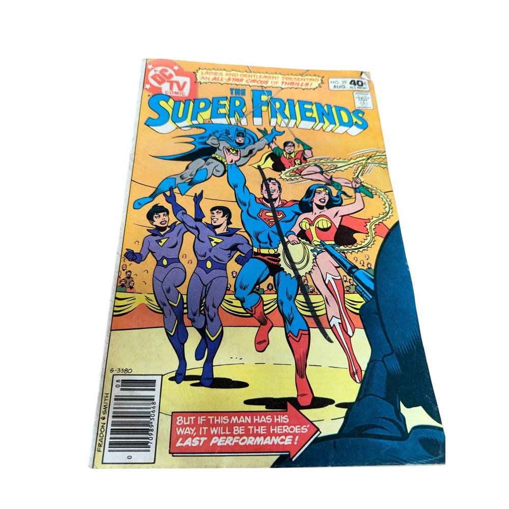 DC TV Comic The Super Friends #35 August 1980 Superman Batman Wonder Twins Comic